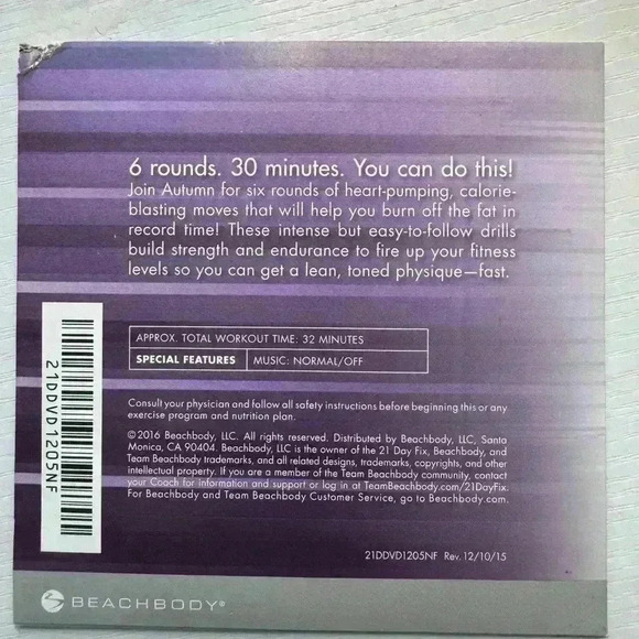 21 Day Fix Work Out DVD Cardio Workout - Picture 2 of 2